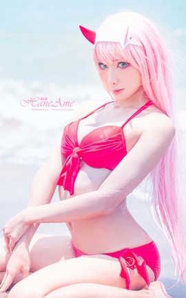 HaneAme겨-Zero Two-Bikini